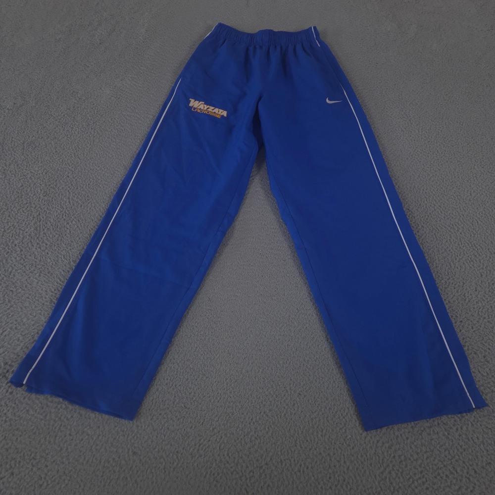 Nike Pants Mens Small Blue Wayzata Lacrosse Dri-FIT Woven Straight Leg Athletic